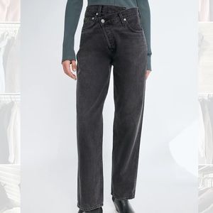 Agolde criss cross jeans